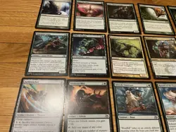 Green MTG Cards Lot Foil, Rare, Land, And More Magic The Gathering Cards - Image 4