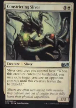 Constricting Sliver - Magic 2015 (M15): #7, Magic: The Gathering Nm C264 - Image 1