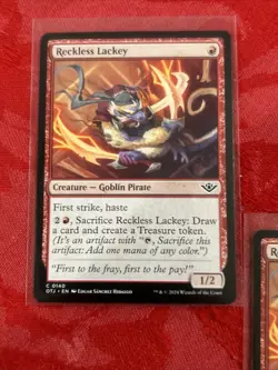 2x MTG - Reckless Lackey - Outlaws of Thunder Junction NM Magic x2 - Image 2