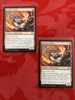 2x MTG - Reckless Lackey - Outlaws of Thunder Junction NM Magic x2 - Image 4