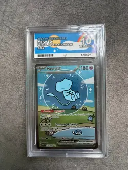 Pokemon TCG Bubble Mew EX Paldean Fates Sir Ace 10 Gem Mint - Image 3