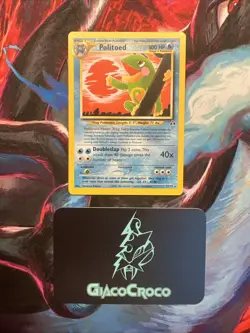 Carte Pokemon Wizards Neo Discovery Politoed (Tarpaud) Rare 27/75 Anglais Us - Image 1