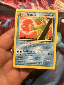 Carte Pokemon Wizards Neo Discovery Politoed (Tarpaud) Rare 27/75 Anglais Us - Image 2