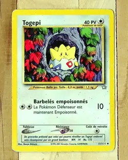 Carte Pokemon 51/111 Togepi Neo Genesis - Wizards Fr - Image 1