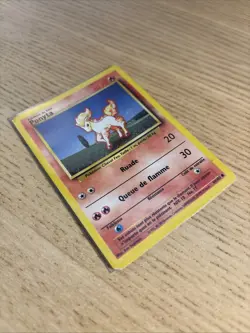 Carte Pokemon Ponyta 60/102 Edition 1 - Set de Base - FR - Image 3