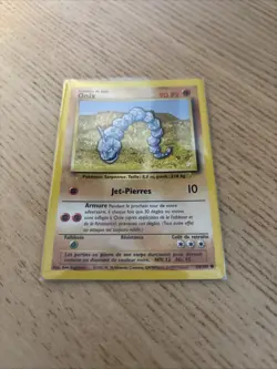 Carte Pokemon Onix 56/102 Edition 1 - Set de Base - FR - Image 1