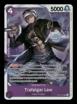 Trafalgar Law ST10-010 One Piece Ultra Deck: The Three Captains SR NM Engl - Image 1