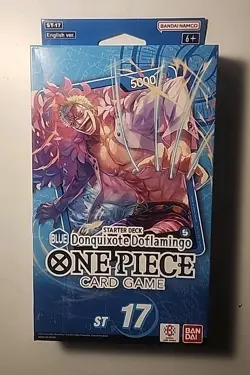 One Piece ST-17 Donquixote Doflamingo Blue Starter Deck English Sealed-LP - Image 1
