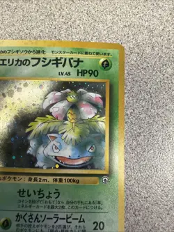 Pokemon TCG Erika's Venusaur Holo Rare Card No. 003, Japanese Gym Heroes - Image 3