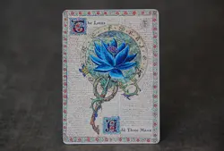 The Lotus, Medival Manuscript, MTG Satirical Fan Art Altered Art, Not Real Card - Image 5