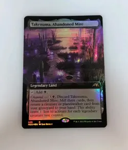 Takenuma, Abandoned Mire Extended Art Kamigawa: Neon Dynasty Card# 505 Foil NM - Image 3