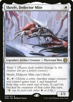 Magic The Gathering MTG SKRELV, DEFECTOR MITE Phyrexia: All Will Be One NM - Image 1