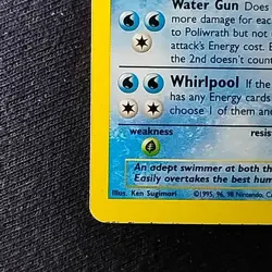 Pokemon TCG Poliwrath Base Set 13/102 Unlimited Holo Rare NM - Image 5