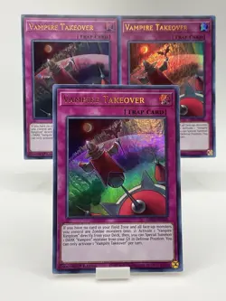 Yu-Gi-Oh! Vampire Takeover GFP2-EN168 Ultra Rare 1st Ed. X3 (Playset) - Image 1