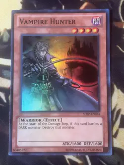 Yugioh: Vampire Hunter - SHSP-EN034- Super Rare - Unlimited - LP - Image 1