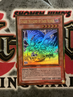 Yu-Gi-Oh! Goldd, Wu-Lord of Dark World #GLD1-EN024 Limited Edition Near Mint - Image 1