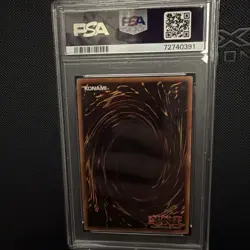 2002 YU-GI-OH! LOB-LEGEND OF BLUE EYES WHITE DRAGON 1ST ED #052 DARK HOLE PSA 9 - Image 2