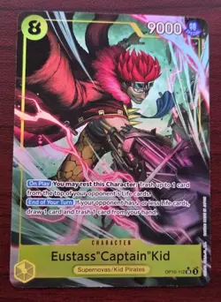 Eustass Captain Kid OP10-112 SR Alt Art Royal Blood ENGLISH One Piece TCG Card - Image 1