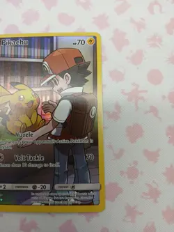 Pikachu Secret Rare Full Art Holo Card- 2019 Cosmic Eclipse 241/236 -NM Pokemon - Image 4