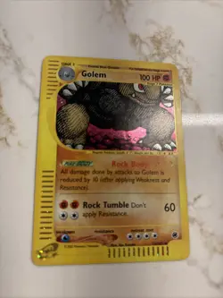 Pokemon TCG Golem Expedition Base Set Holo Rare Card 14/165 LP Condition - Image 1
