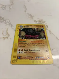 Pokemon TCG Golem Expedition Base Set Holo Rare Card 14/165 LP Condition - Image 2
