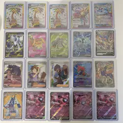 20x english pokemon card lot Tcg (illustration Rare & ,EX)Glaceon Zacian Meet - Image 1