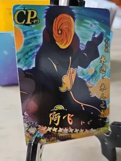 Naruto Doujin Trading Card Gold Foil CP. Obito Uchiha. Masked Man. - Image 2