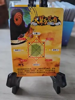 Naruto Doujin Trading Card Gold Foil CP. Obito Uchiha. Masked Man. - Image 4
