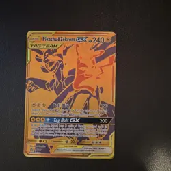 Pokemon Pikachu & Zekrom GX TAG TEAM Holo Promo SM248 Card - Image 1