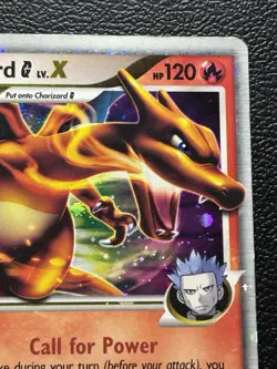 Charizard G LV.X DP45 Black Star Promo 2009 Holo Rare Pokemon Card TCG MP - Image 2