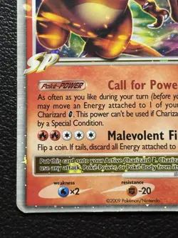 Charizard G LV.X DP45 Black Star Promo 2009 Holo Rare Pokemon Card TCG MP - Image 4