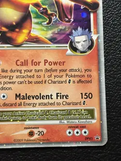 Charizard G LV.X DP45 Black Star Promo 2009 Holo Rare Pokemon Card TCG MP - Image 5