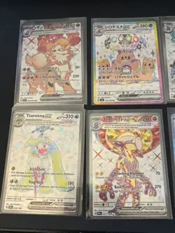 Bundle of English and Japanese Tera-Type Pokemon Cards - Near Mint - Image 1