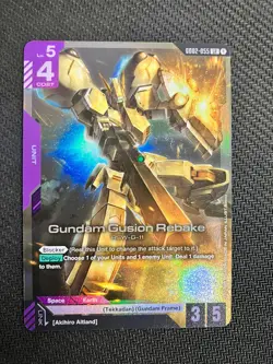 Gundam Card Game - Dual Impact - Gundam Gusion Rebake GD02-055 LR - Image 1