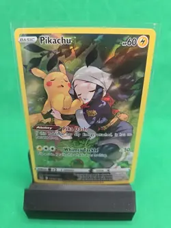Pikachu & Akari TG05/TG30 Lost Origin Trainer Gallery NM Ultra Rare Pokemon Card - Image 1