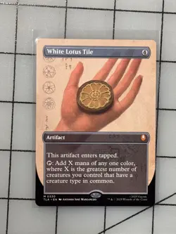 White Lotus Tile (Borderless)- 330 - Avatar: The Last Airbender- Near Mint - MTG - Image 1