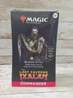 MTG TCG Commander Lost Caverns of Ixalan Commander Deck Blood Rites - New/Sealed 195166230245 - Image 1
