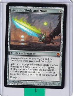 Sword of Body and Mind FOIL * Scars of Mirrodin MTG Magic - Image 1