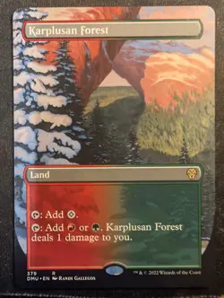 Karplusan Forest - Borderless - Dominaria United (MTG) - Image 1
