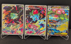 [AUS] Bulbasaur 064/063 Ivysaur Venusaur 3pc Set m1L Japanese Pokemon Card NM - Image 1