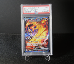 [AUS SELLER] Team Rocket's Moltres 124/098 PSA 10 SAR SV10 Japanese Pokemon Card - Image 1