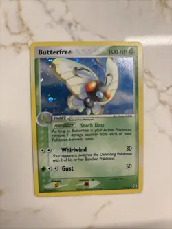 Pokemon TCG Butterfree Holo Rare Card 2/112 Fire Red Leaf Green NM Condition - Image 1