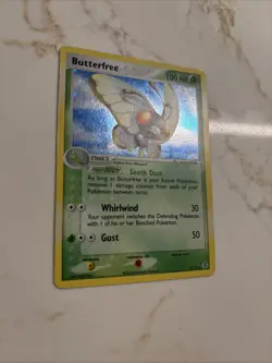Pokemon TCG Butterfree Holo Rare Card 2/112 Fire Red Leaf Green NM Condition - Image 2