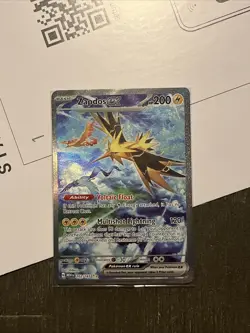 Zapdos Ex 202/165 NM- Pokemon TCG Sv: 151 With Extended Artwork Case Included - Image 2