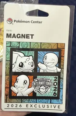 Pokemon EUIC International Championship 2026 TCG Kanto Magnet - London Exclusive - Image 1