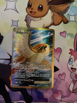 Pokemon TCG Pidgeot EX Full Art Evolutions 104/108 Holo Ultra Rare 170HP - Image 1