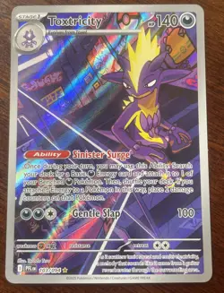 Pokemon 💥Toxtricity 103/094💥Phantasmal Flames Holo Full Art - Image 1