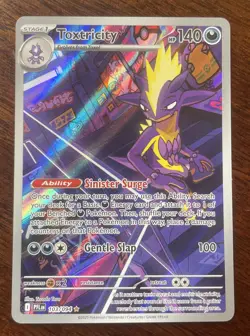 Pokemon 💥Toxtricity 103/094💥Phantasmal Flames Holo Full Art - Image 2