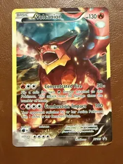Pokemon XY Black Star Promo Holo Volcanion XY185 Mint - Image 1