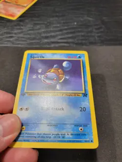 LP Pokemon TCG 1st Edition Team Rocket Squirtle - Image 4